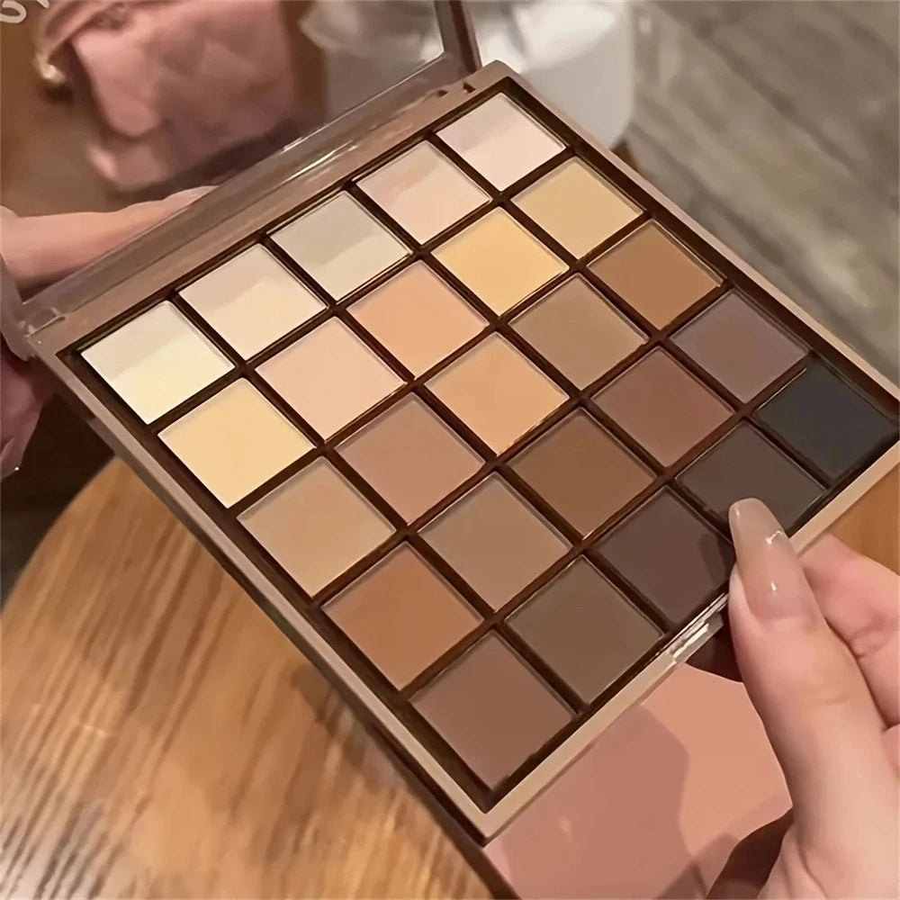 25-Color Neutral & Earthy Eyeshadow