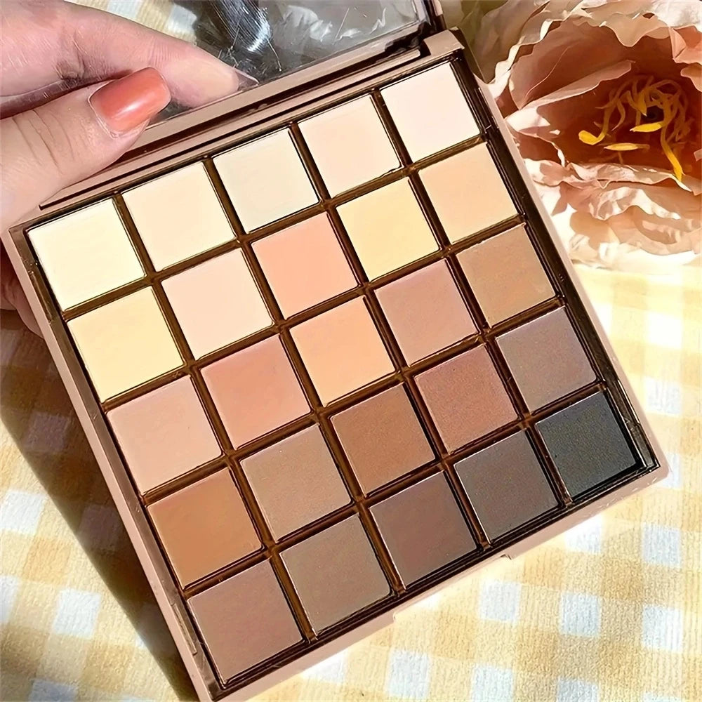 25-Color Neutral & Earthy Eyeshadow