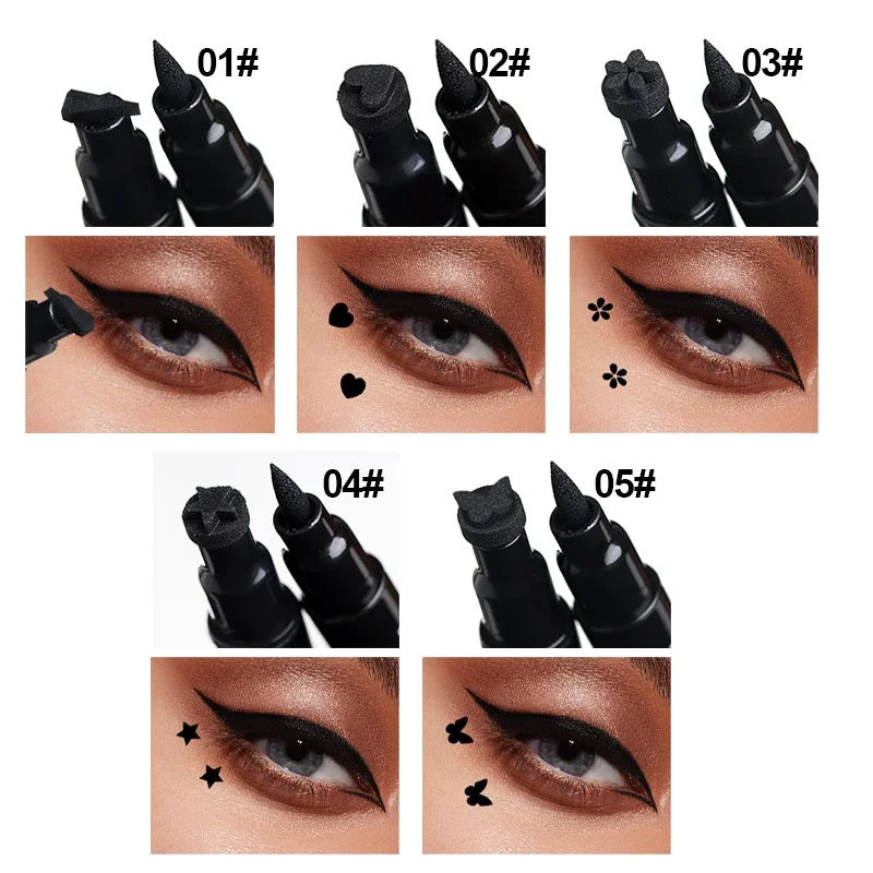 2-in-1 Waterproof Eyeliner Stamp