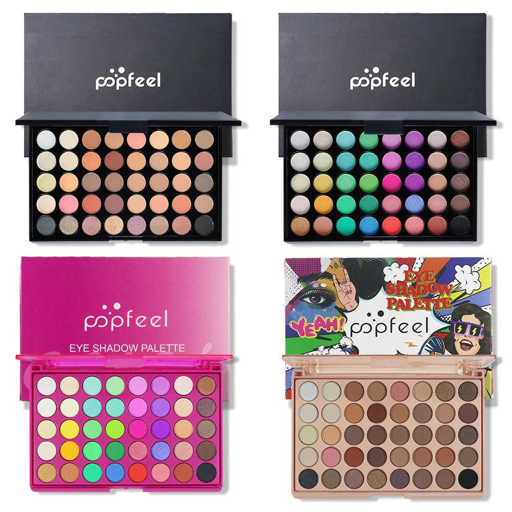 40-Color Eyeshadow Palette: Matte & Shimmer