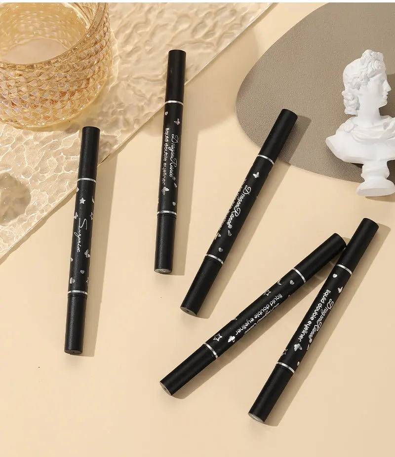 2-in-1 Waterproof Stamp Eyeliner