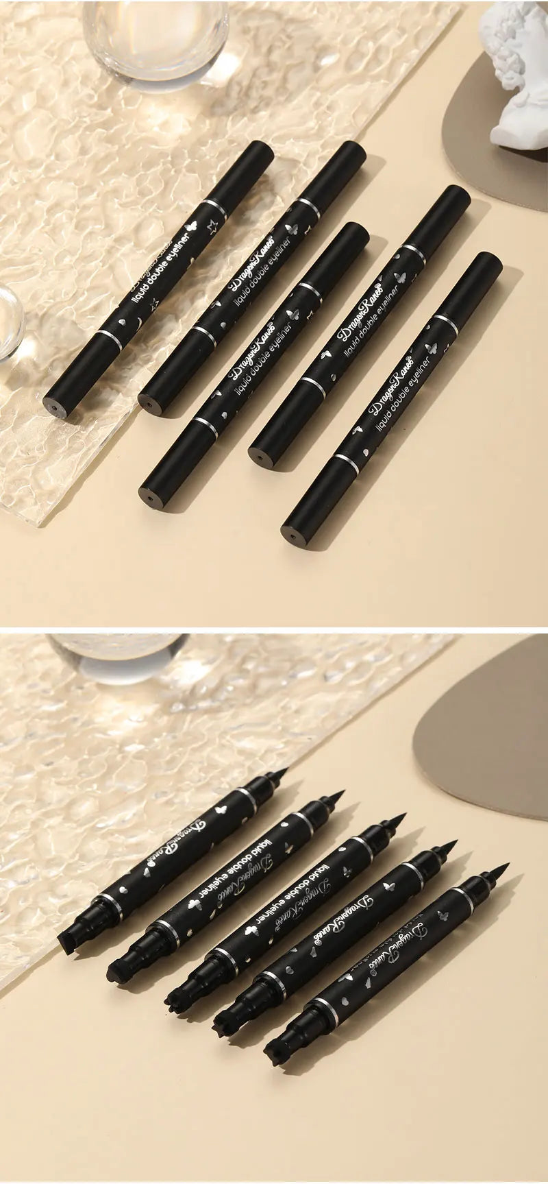 2-in-1 Waterproof Stamp Eyeliner
