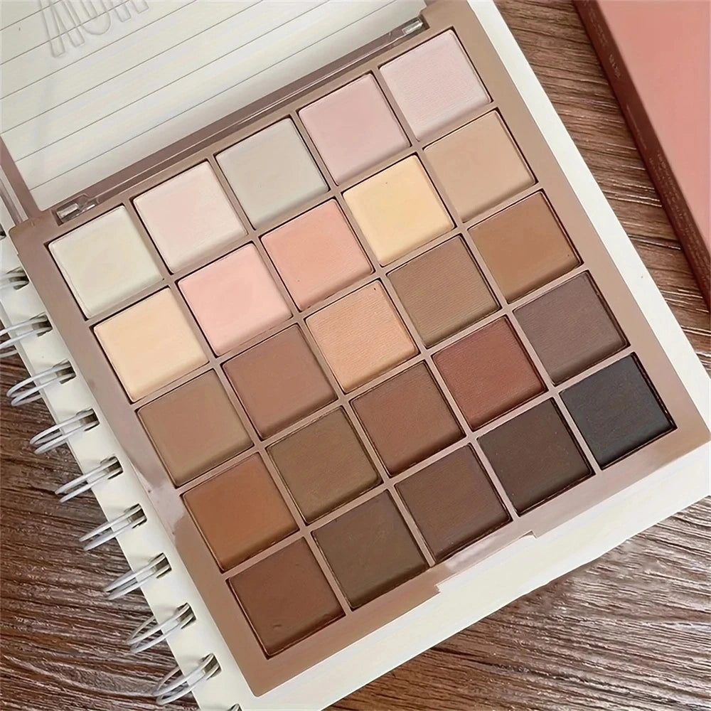 25-Color Neutral & Earthy Eyeshadow