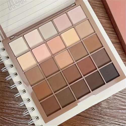 25-Color Neutral & Earthy Eyeshadow