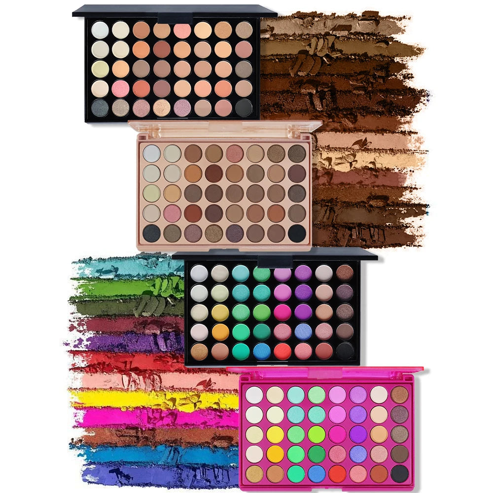 40-Color Eyeshadow Palette: Matte & Shimmer