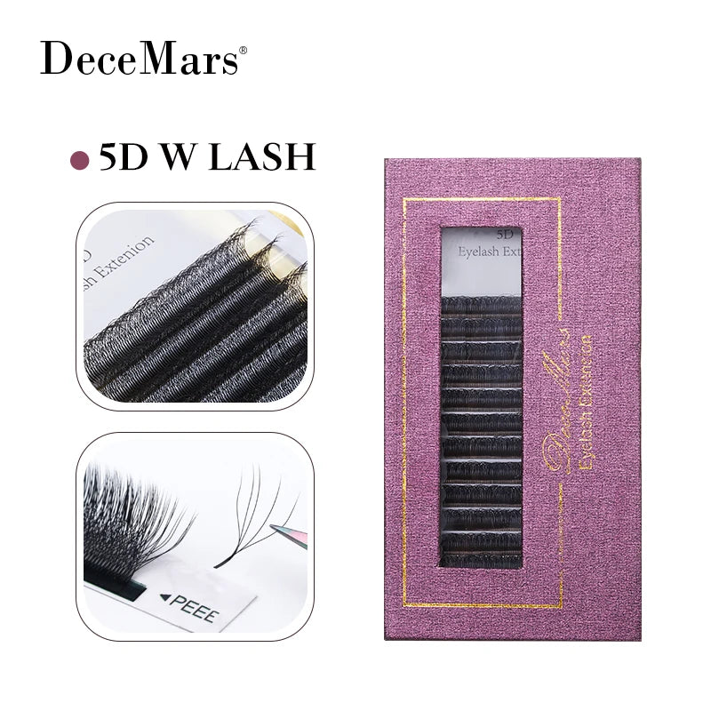 DeceMars 5D W-Lashes – 12 Line Tray