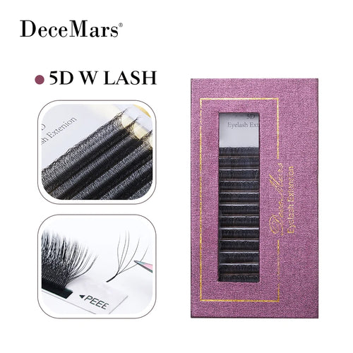 DeceMars 5D W-Lashes – 12 Line Tray