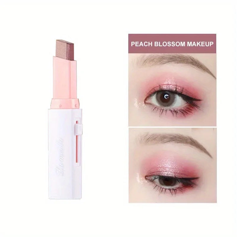 Two-Tone Gradient Eyeshadow Stick | Long-Lasting 3D Natural Eye Makeup