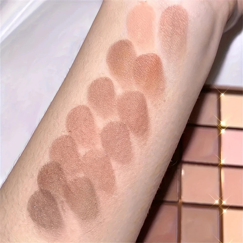 25-Color Neutral & Earthy Eyeshadow