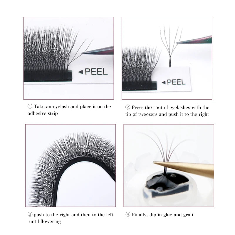 DeceMars 5D W-Lashes – 12 Line Tray