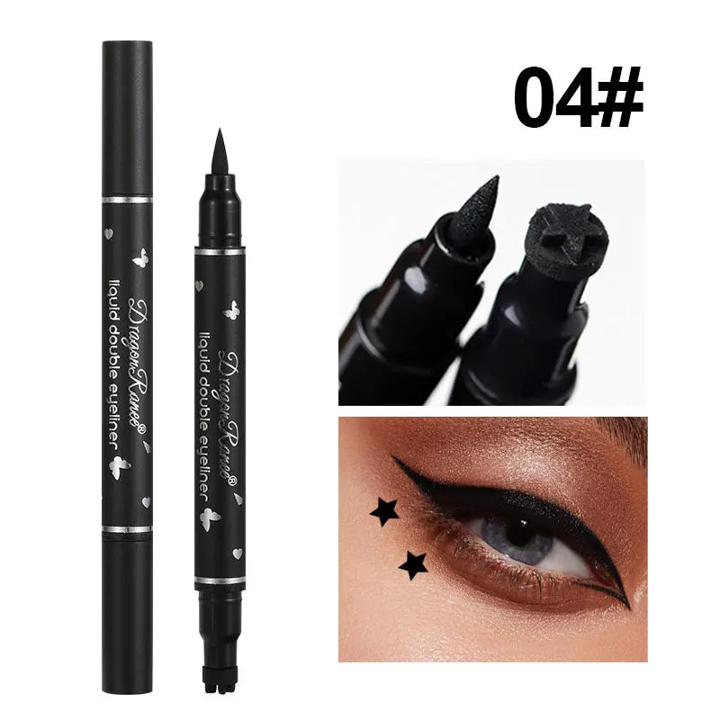 2-in-1 Waterproof Stamp Eyeliner