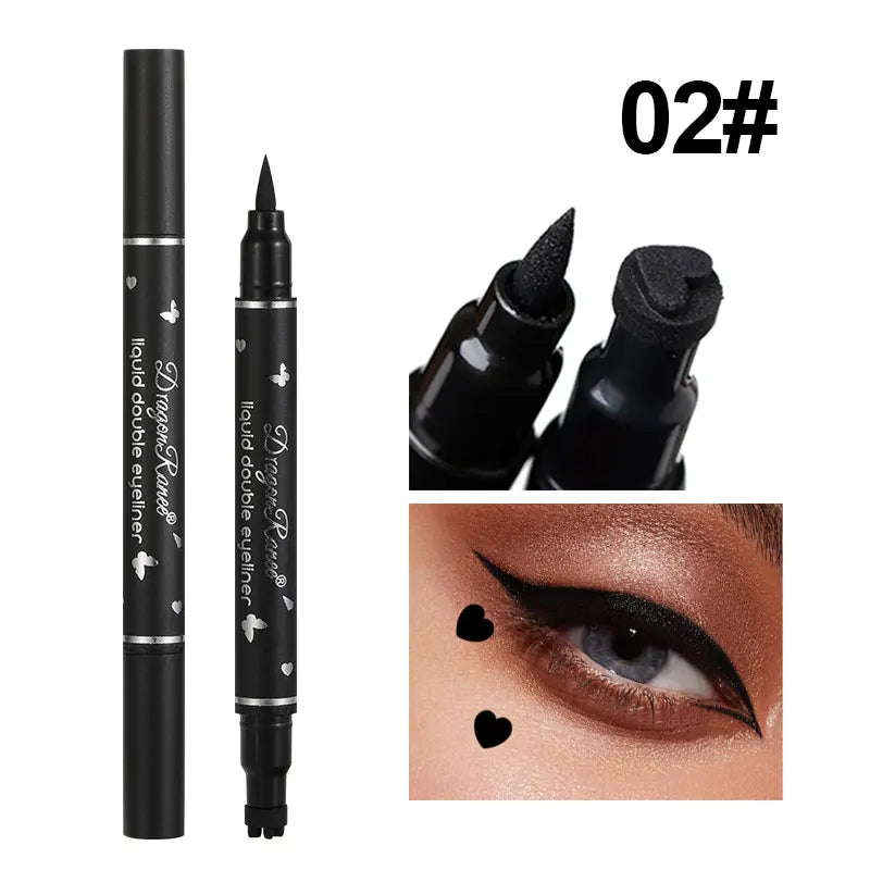 2-in-1 Waterproof Stamp Eyeliner