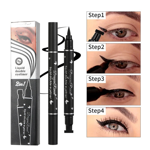 2-in-1 Waterproof Eyeliner Stamp
