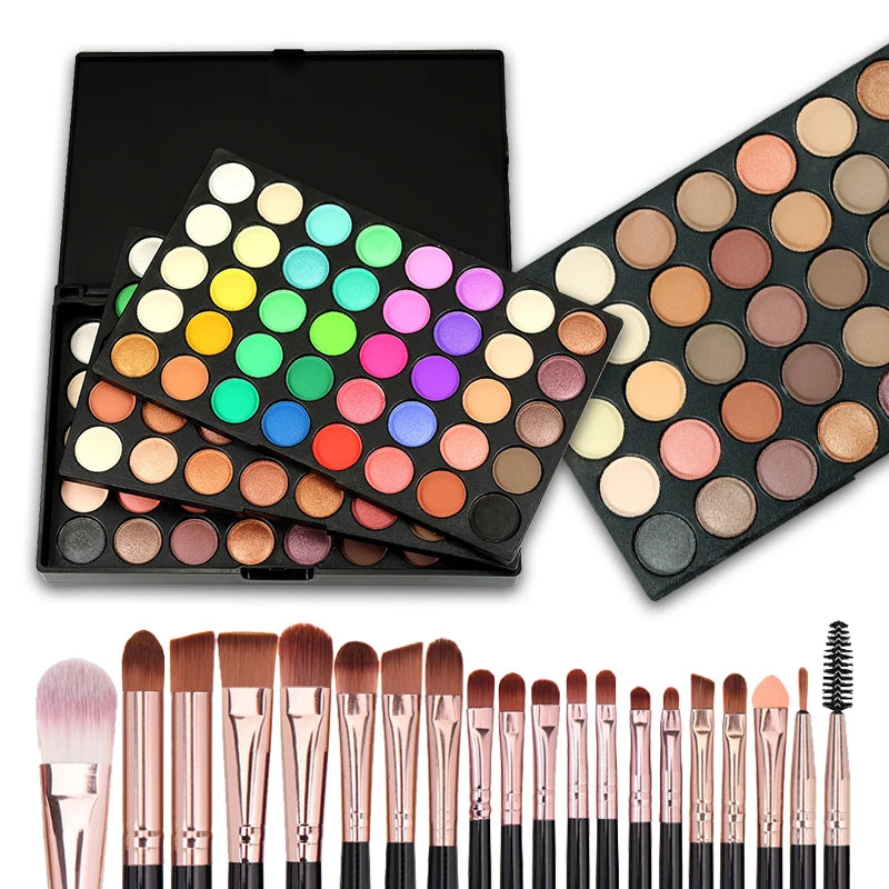 Ultimate 120 Color Eyeshadow & 20 Brush Combo