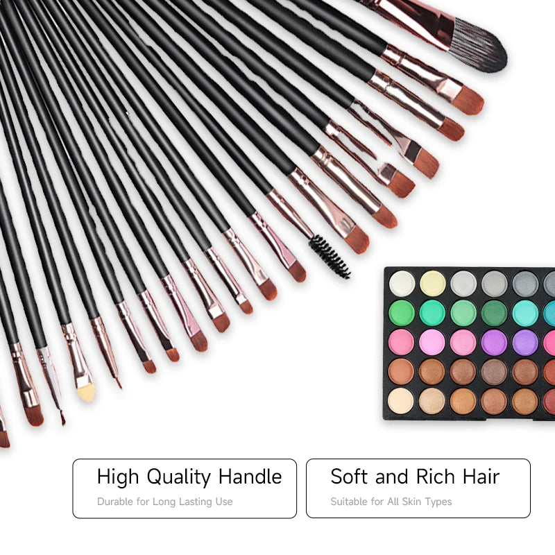 Ultimate 120 Color Eyeshadow & 20 Brush Combo