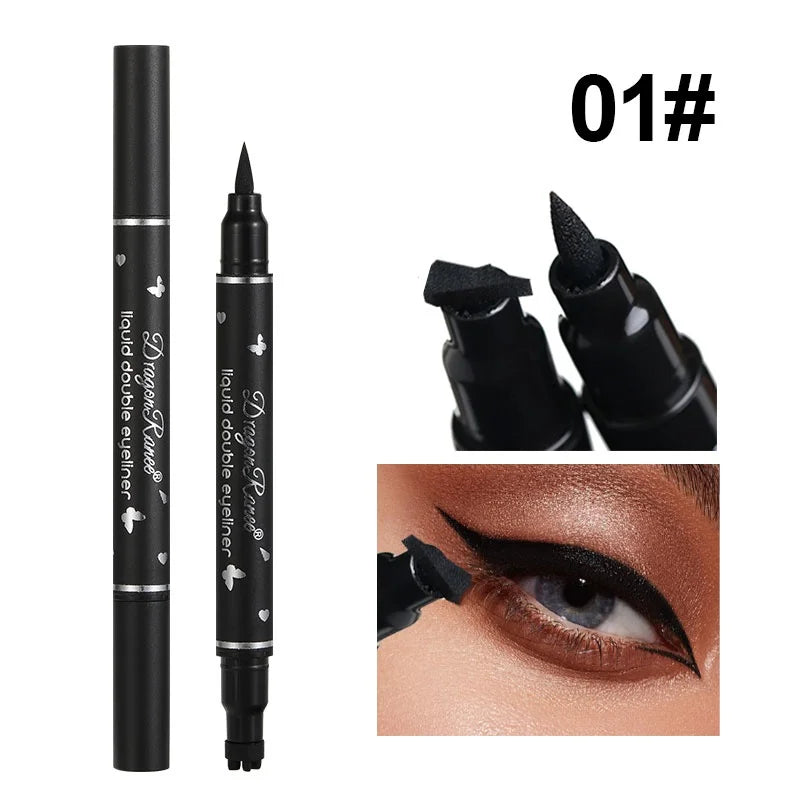 2-in-1 Waterproof Stamp Eyeliner
